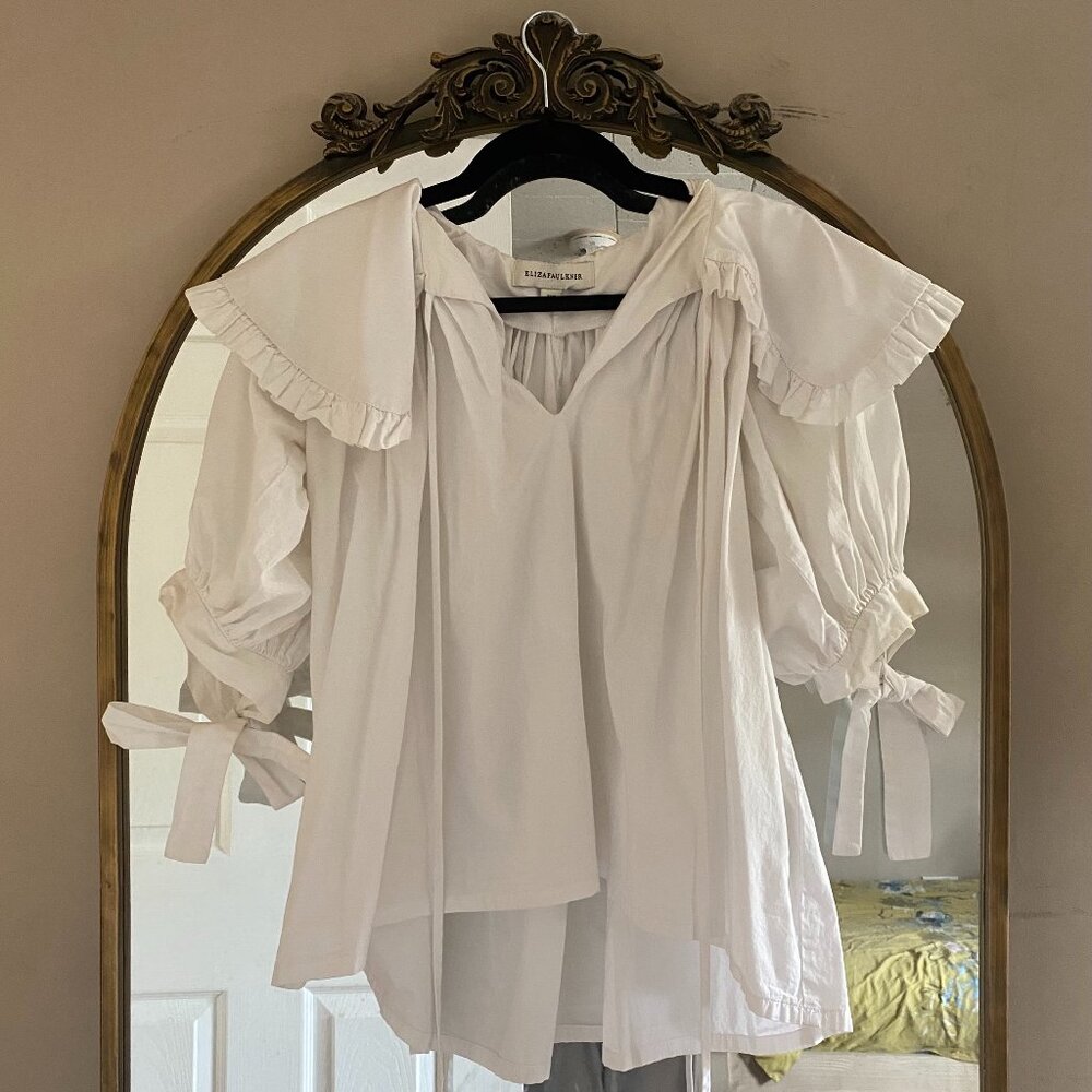 Eliza Faulkner Sawyer Top - White Size US XS